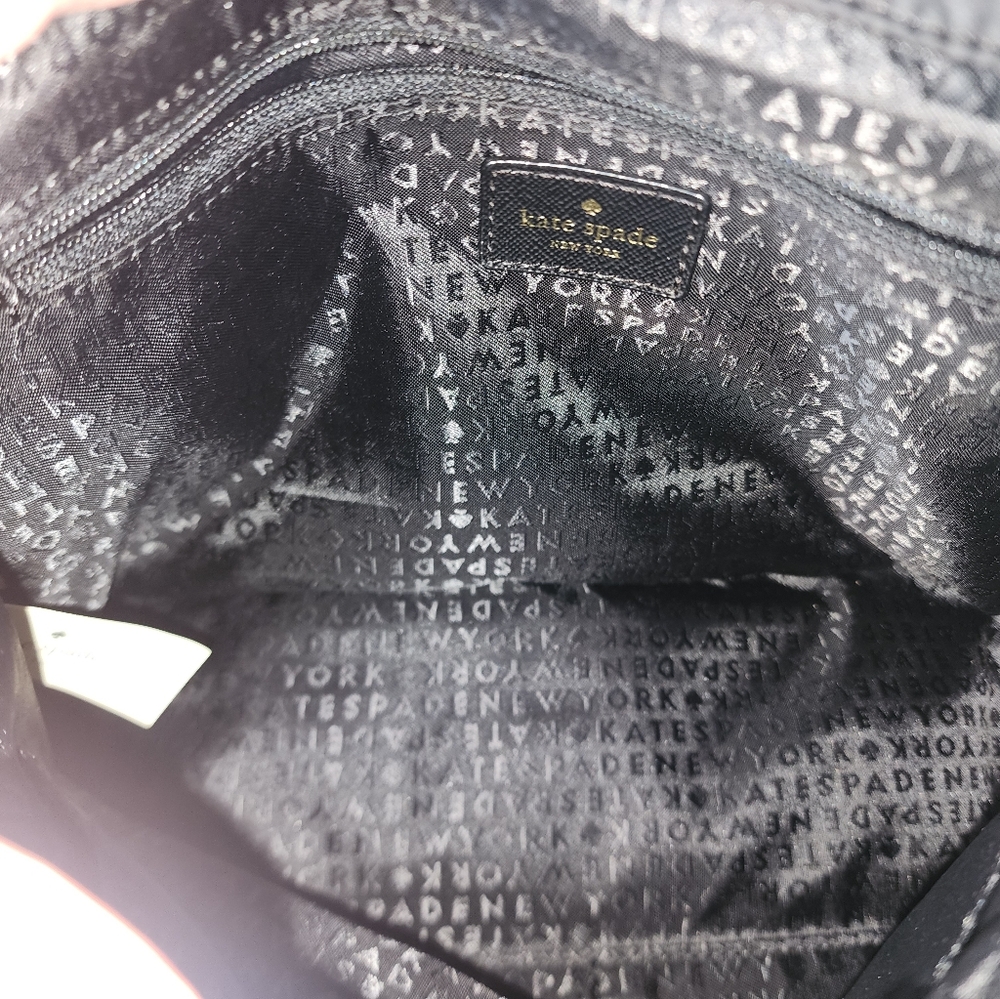 EUC Kate Spade Black Quilted Two-way Crossbody - Picture 7 of 9
